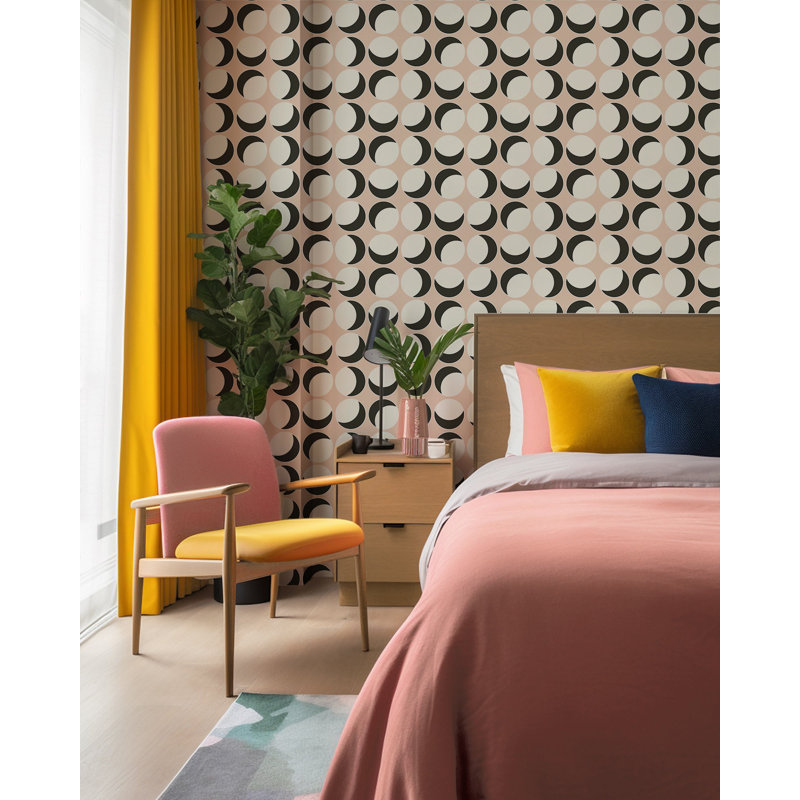 Offset - Wallpaper, Non-Pasted, Non-Woven, Blush