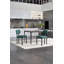 Ensemble de 2 chaises de salle à manger modernes, chaises de cuisine rembourrées avec pieds en métal-837009479