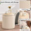 Ensemble de 2 repose-pieds ronds avec rangement-316393387