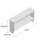 Ashbury Wood Accent Shelf with Towel Bar-21213721