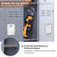 9 Door Metal Storage Locker, 3-Tier Employee Lockable Cabinet with Hooks & Ventilation Holes, 183cm Tall  Storage Unit for Gym, Office, School, Garage, Staff Changing Room-242549909