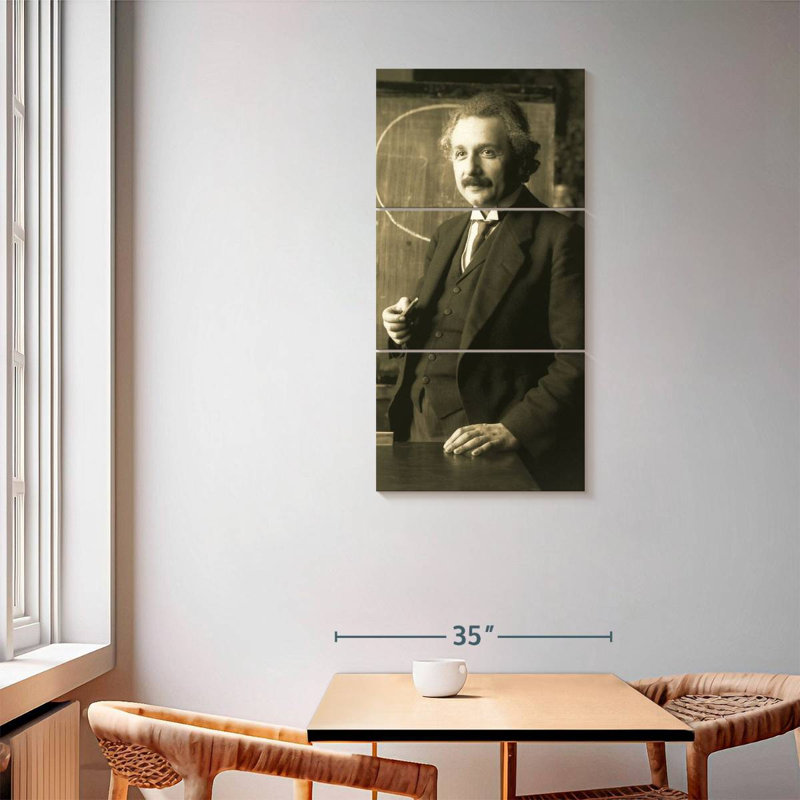 Genius Minded Einstein, 62" H x 30" W