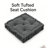  Square Microfiber  Floor Pillow /Cushion,Indoor & Outdoor Use, 19''x19''x5'', Gray.-668002478
