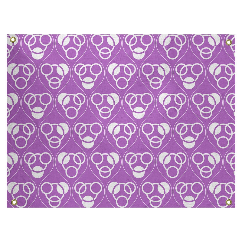 Tapisserie, H 59 po x l 80 po, Violet
