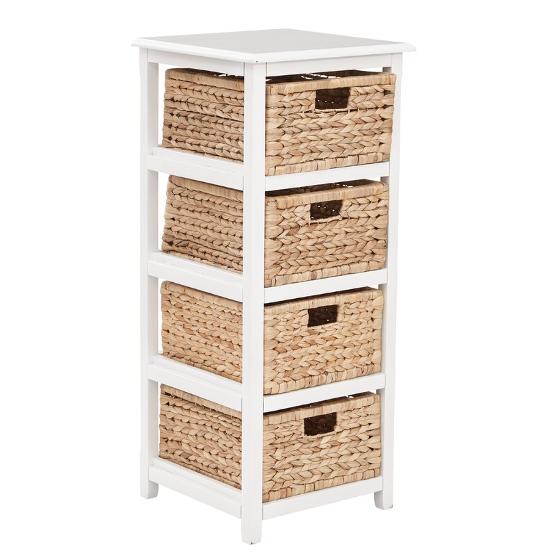 Longshore Tides Ottilie 4 Drawer Storage Drawer & Reviews | Wayfair