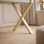 Courtnay Extendable table 140 cm, "X" legs-1641603375