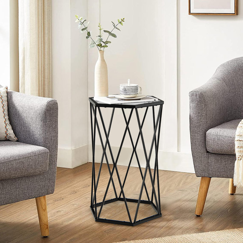 Arshaluys Glass Top End Table Set