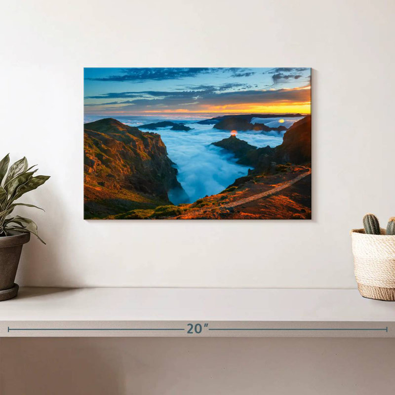 Ravi Madeira Island Mountains, 8" H x 12" W