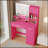 Vanity Desk With Mirror And LED Light Strip,Dressing Table With Large Drawer, 3 Level Storage Dresser & 3 Lighting Modes Adjustable Brightness, Suitable For Bedroom-381218870