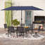 396.24cm X 198.12cm Rectangular Market Parasol-1838129281