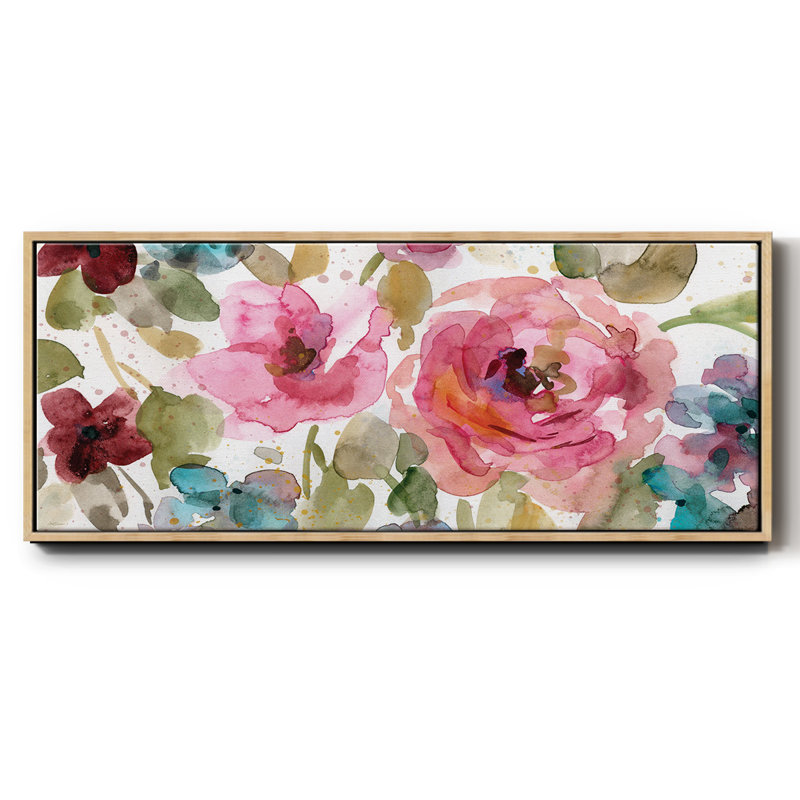 Garden Palette I - Toile avec cadre, H 8 po x l 20 po