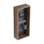 Armoire de rangement murale 12 po sans porte, armoire de rangement avec 4 accessoires de bricolage - bacs et crochets en plastique givré, contreplaqué (MC239EIMO)
