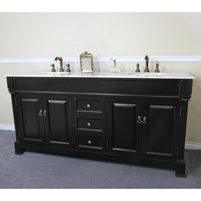 Olivia 72'' Double Bathroom Vanity with Top