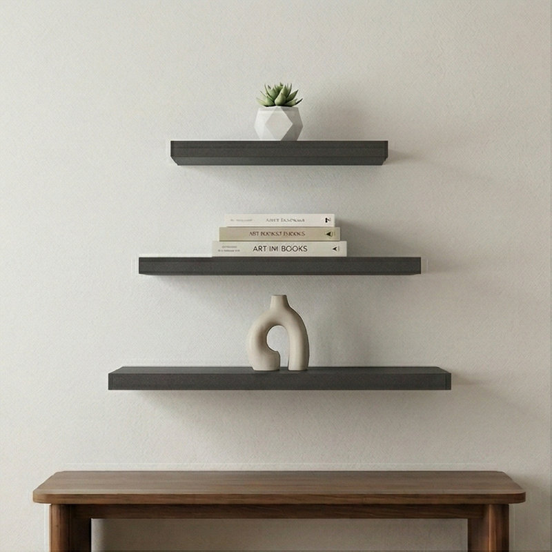 Bynaker Floating Shelf, Black