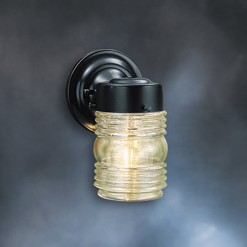Outdoor Wall Light, Black