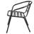 Premium All-Weather Wicker Outdoor Stacking Dining Armchair