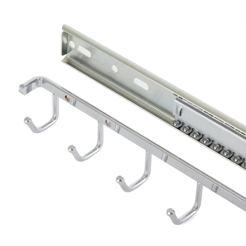Étagère coulissante de luxe Rev-A-Shelf pour rangement de ceinture, cravate et écharpe 