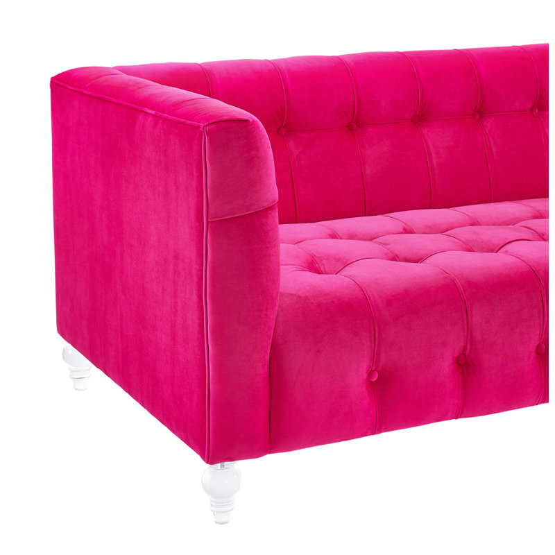 Doyon Upholstered Sofa, Pink