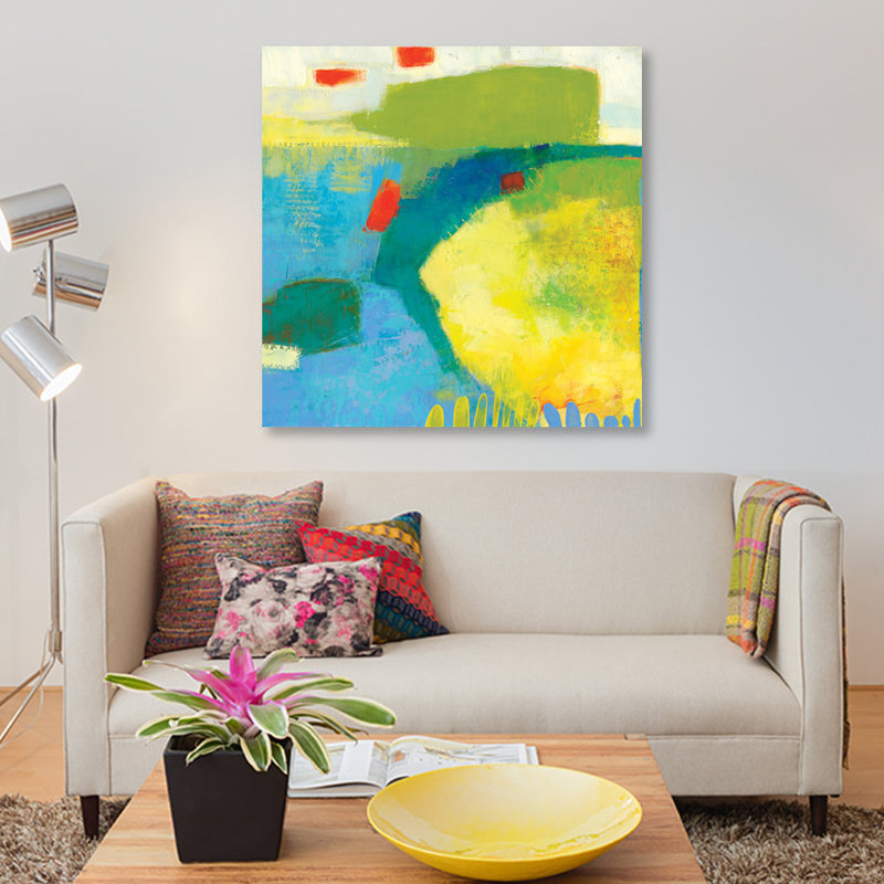 « keswick iv », impression sur toile, H 48 po x l 48 po x P 1,5 po, Pas de tapis, Toile tendue