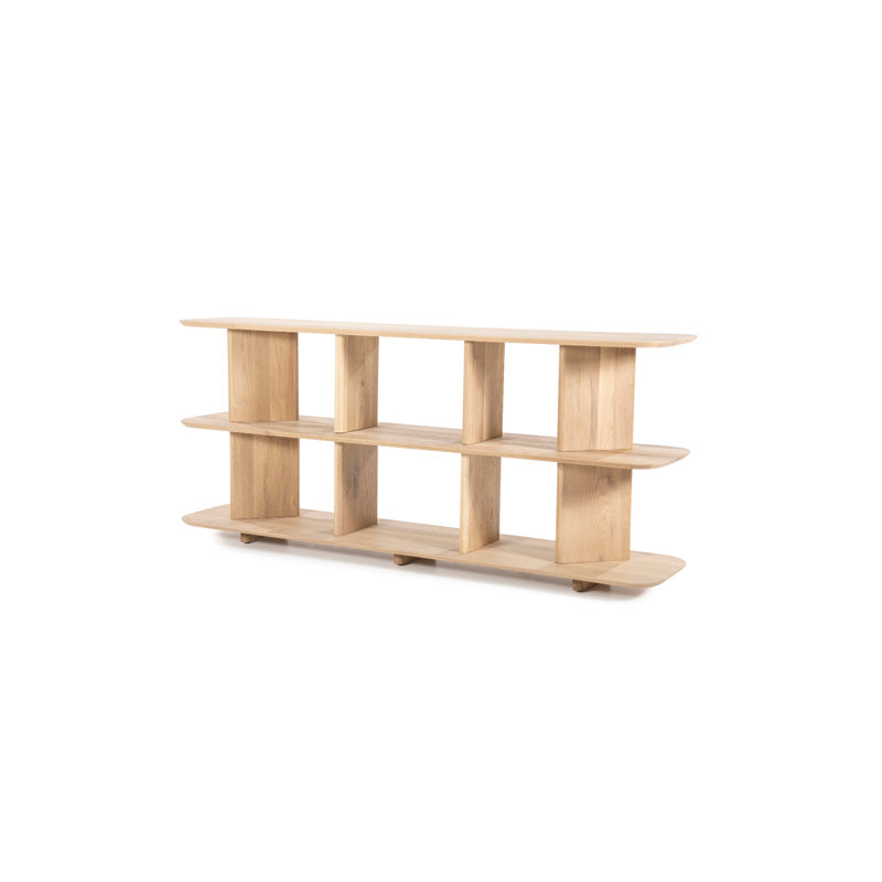Buffet en bois massif 71 po, Naturel