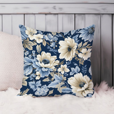 Floral Blue Flower Dreams IV Cottage