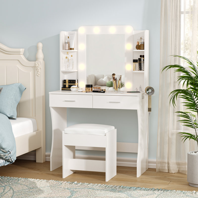 Jaeli Vanity, White