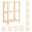 Knapp 90cm H Solid Wood Etagere Bookcase-1852722125