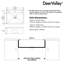 DeerValley 55×45×20 cm Stainless Steel Drop-In Sink with Faucets, Pop-Up Strainer & Drainer Basket, Nano Black