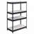 Natural And Black 4-Tier Bookcase