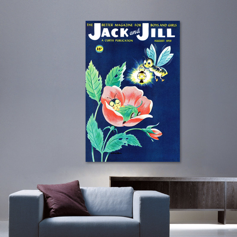 'Sleeping Bug II' Graphic Art Print on Wrapped Canvas, 18" H x 12" W