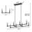 Black Square Candle Chandelier