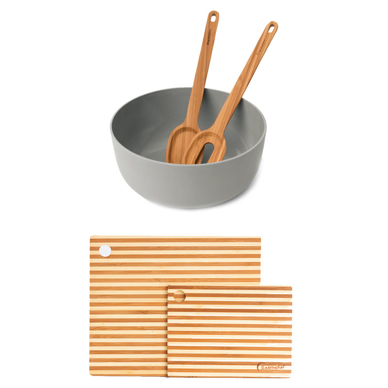Ensemble de salade 5 pièces BergHOFF Leo: bol, planches et plats de service
