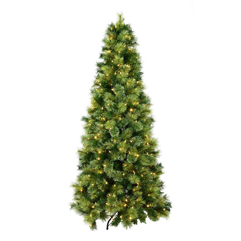 Brixworth 6' H Lighted Artificial Pine Christmas Tree