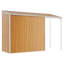 Broghin Garden Shed with Extended Roof Outdoor Tool Shed Storage Shed Steel-1026969121