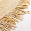 Tapis rond en coton tissé à plat à la main beige Holbeach-340089576