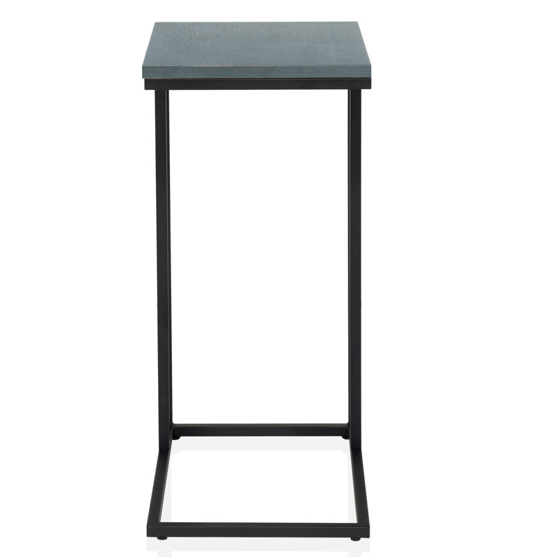 End Table, Antique Blue