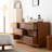 Modern Simple Cherry Wood Entrance Cabinet Solid Wood 9 - Drawer Dresser-101686038