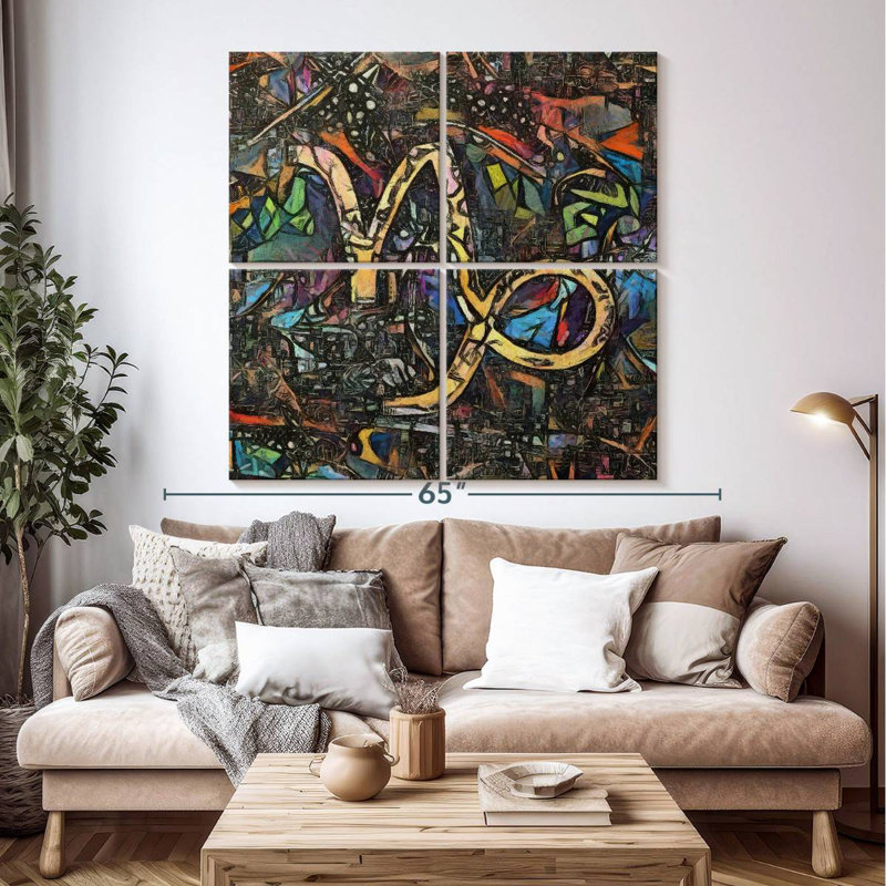 Adella Capricorn, 50" H x 50" W