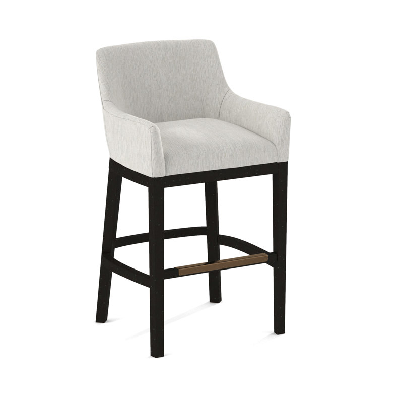 Upholstered Stool, Espresso, 61492-88