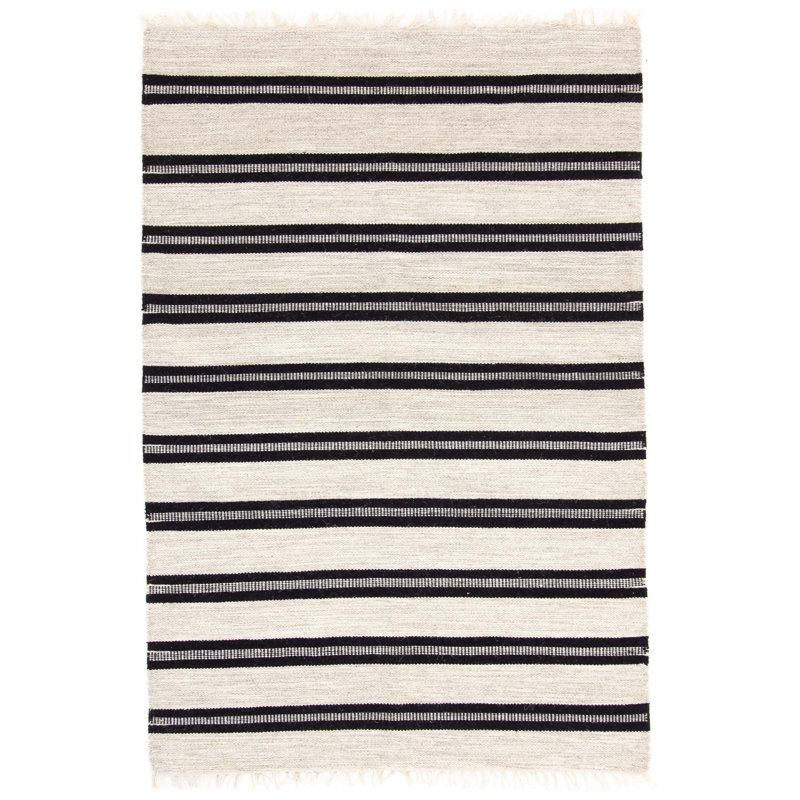 Geometric Wool Hand Woven 120cm X 180cm Area Rug