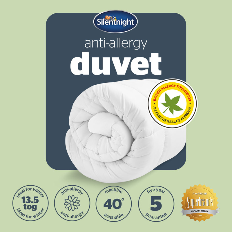 Silentnight Anti Allergy Duvet - 13.5 Tog, Double