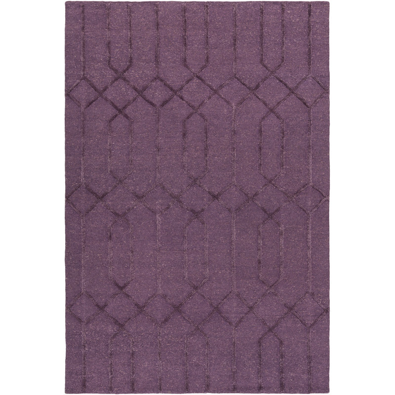 Rarden Wool Geometric Indoor Rug, Runner 2'6" x 8'
