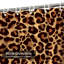 Rideau de douche avec 12 crochets Leopard-809586031