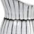 13" Black And White Ceramic Cylinder Jug Vase With Sculptural Details-185025003