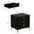 3 - Drawer Nightstand With Metal Legs-1714995395