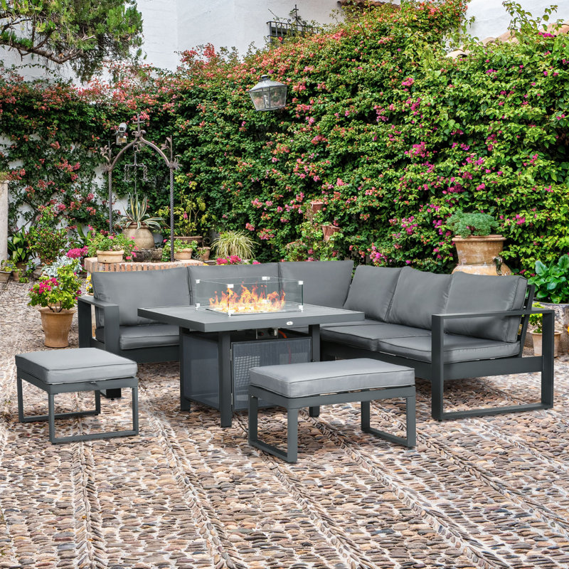 Latee 7 - Person Seating Group with Cushions