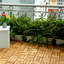 Tuile de plancher carrée à emboîtement 12 po x 12 po