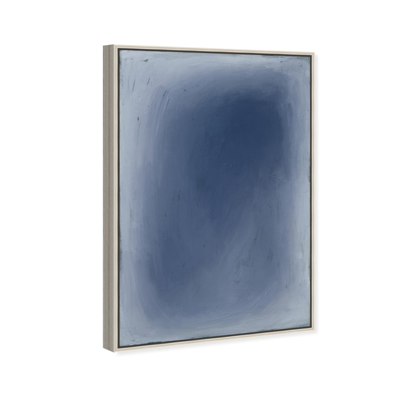 Blue Aura Print by Oliver Gal, 46" H x 31" W, Silver Floater Frame