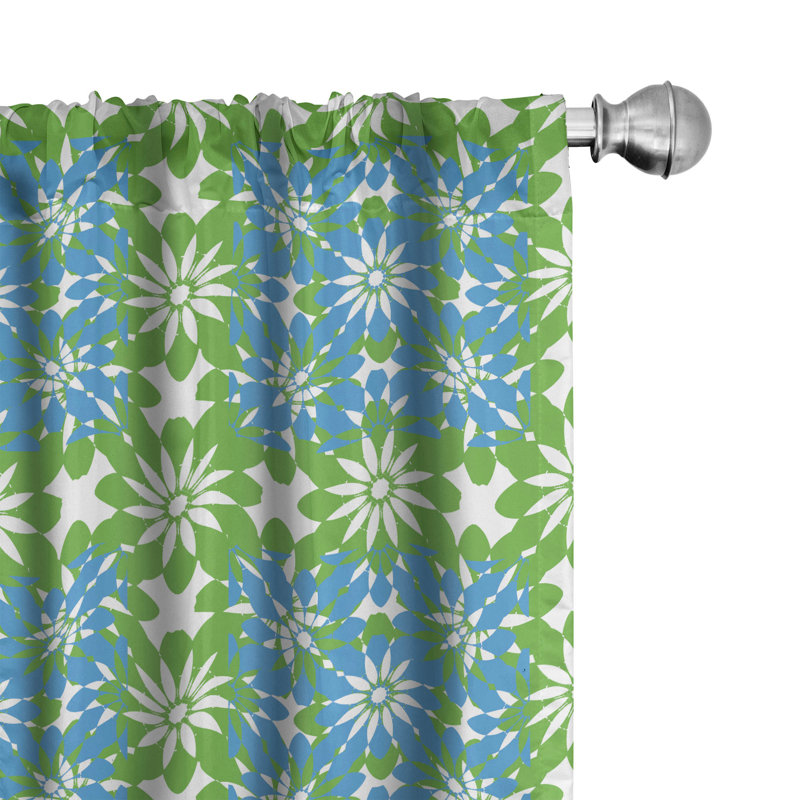 Rideaux 4 panneaux East Urban Home, L 56 po x L 84 po