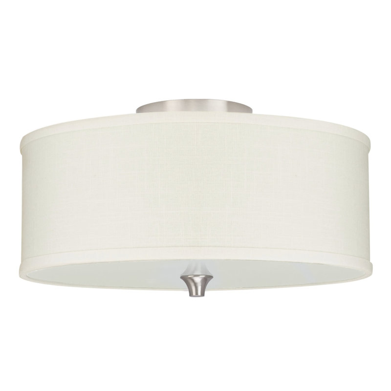 Jaytin Fabric Semi Flush Mount